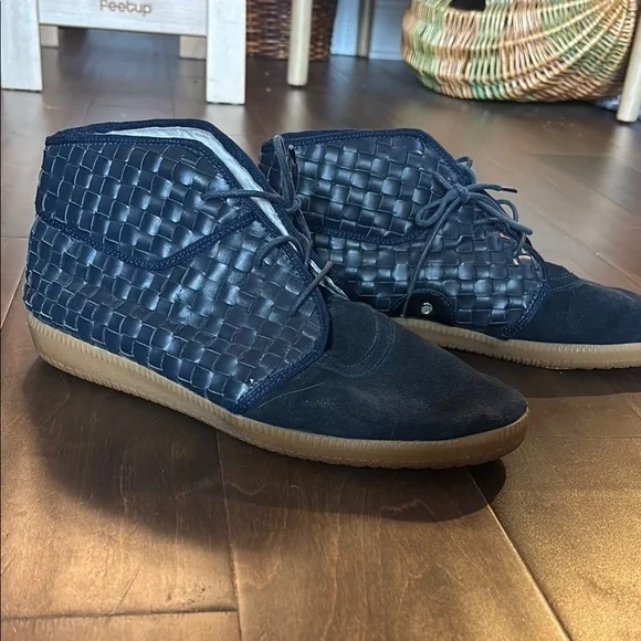 Android HommeBlue Textured Chukka Boots - Picture 1 of 12